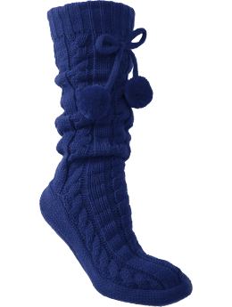 Women: Women's Sweater-Knit Slipper Socks - Goodnight Nora