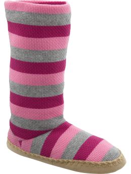 Women: Women's Waffle-Knit Slipper Boots - Blink Pink