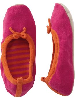 Women: Women's Performance Fleece Ballet Slippers - Blink Pink