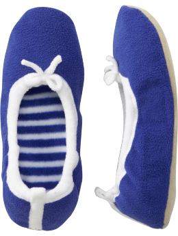 Women: Women's Performance Fleece Ballet Slippers - Blue Print