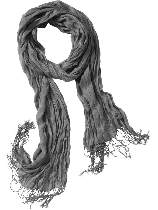 Women's Clothes: Women's Metallic-Stripe Gauze Scarves: Scarves Hats, Scarves, Gloves | Old Navy