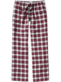 Men's Patterned Flannel Sleep Bottoms