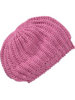 Women: Women's Sweater-Knit Hats - Pink Bubblegum