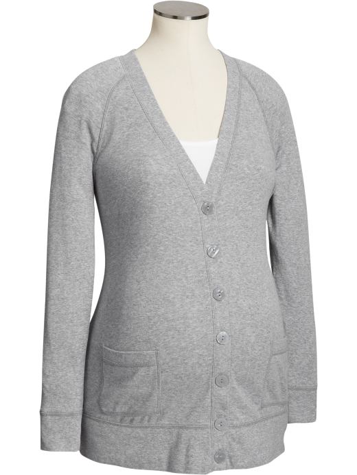 Maternity Clothes: Maternity Long Jersey Cardigans: Sweaters | Old Navy