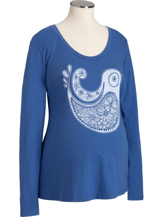 Maternity Clothes: Maternity Folk-Art Graphic Tees: Tees Sale | Old Navy