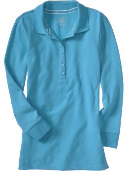 Women's 3/4-Sleeve Pique Polos