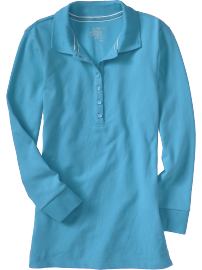 Women's 3/4-Sleeve Pique Polos