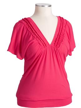 Women's Plus Flutter-Sleeve V-Neck Tops