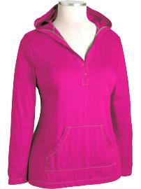 Women's Plus V-Neck Pullover Hoodies
