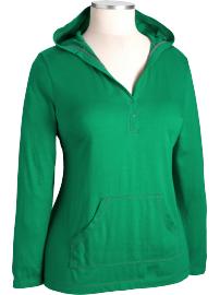 Women's Plus V-Neck Pullover Hoodies