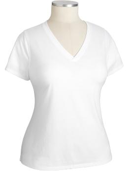 Women's Plus Perfect V-Neck Tees