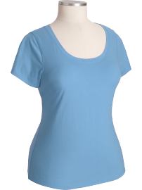 Women's Plus Scoop-Neck Jersey Tees