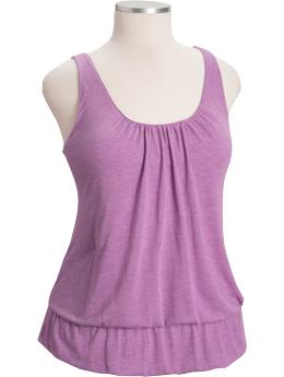 Women's Plus Jersey Bubble Tops