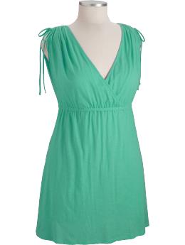 Women's Plus Tie-Shoulder Swim Cover-Ups
