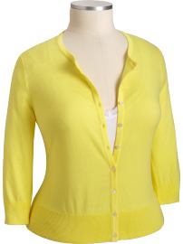 Women's Plus 3/4-Sleeve Cardigans