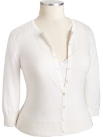 Women's Plus 3/4-Sleeve Cardigans