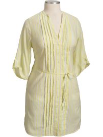 Women's Plus Belted Stripe Tunics