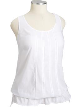 Women's Plus Cinch-Tie Tops