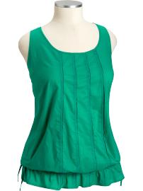 Women's Plus Cinch-Tie Tops