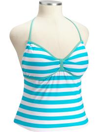 Women's Plus Printed Underwire Tankini Tops