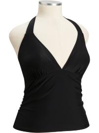 Women's Plus Mix & Match Halter Tankini Tops