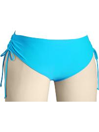 Women's Plus Ruched Side-Tie Bikini Bottoms
