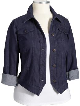 Women's Plus Cropped Denim Jackets