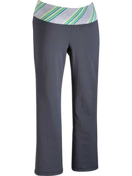 Old Navy Womens Plus Fold-Over Yoga Pants