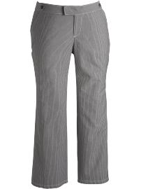 Women's Plus Railroad-Stripe Pants