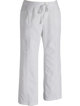 Women's Plus Linen-Blend Utility Pants
