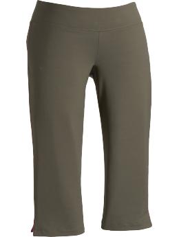 Women's Plus Piped Active Capris (22 1/2")