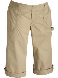 Women's Plus Roll-Up Poplin Pedal Pushers