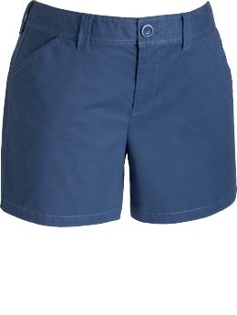 Women's Plus Classic-Rise Twill Shorts (4 1/2")