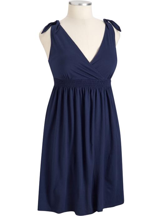 Old Navy Womens Plus Tie-Shoulder Surplice Dresses