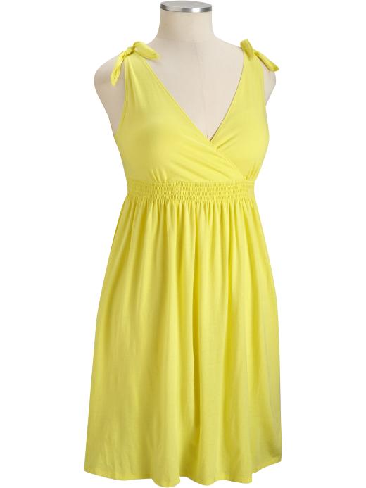 Old Navy Womens Plus Tie-Shoulder Surplice Dresses