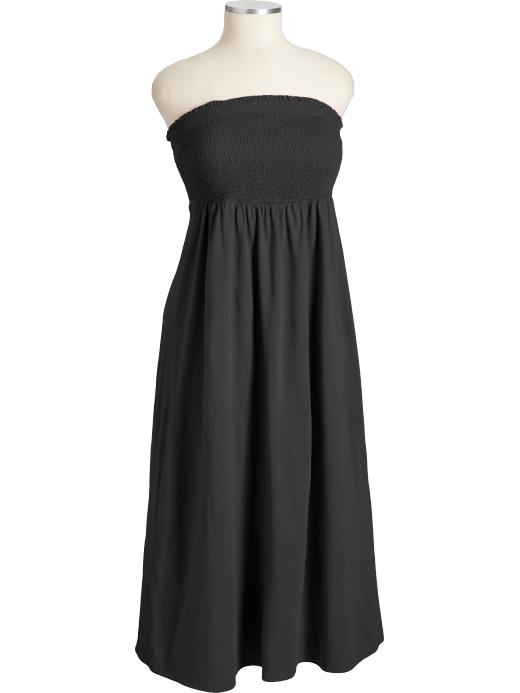 Old Navy Womens Plus Smocked Tube Maxi Dresses