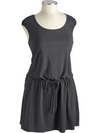 Women's Plus Drop-Waist Jersey Dresses