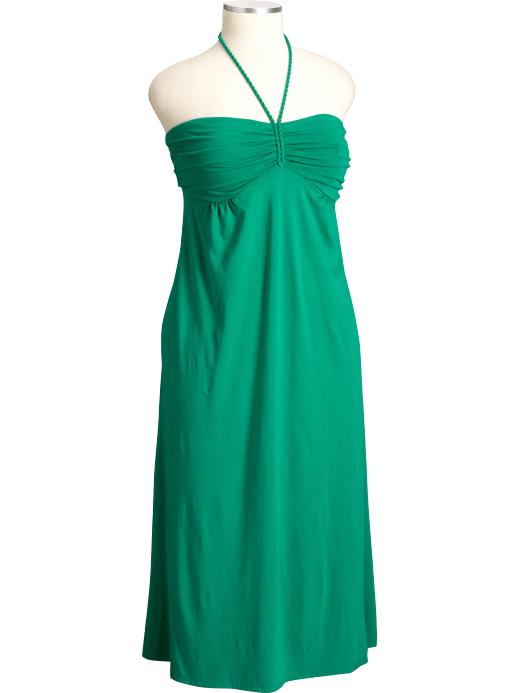 Old Navy Womens Plus Braided-Halter Maxi Dresses