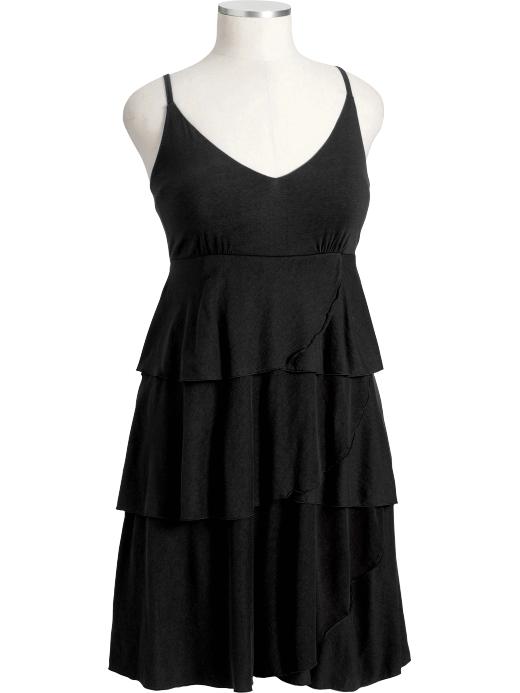 Old Navy Womens Plus Layered-Tier Jersey Dresses