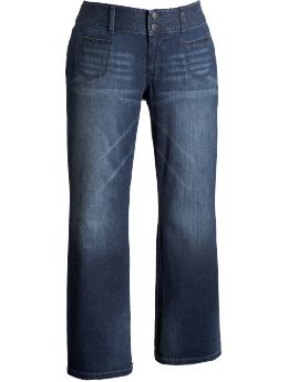 Women's Plus Boot-Cut Trouser Jeans