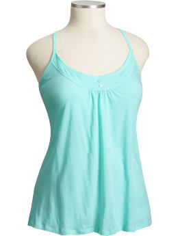 Women's Plus Jersey Racerback Tops