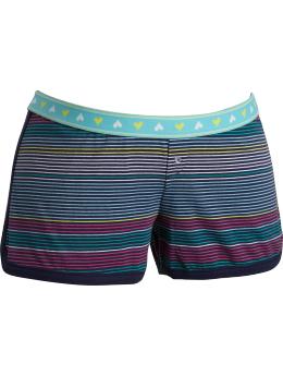 Women's Plus Dolphin-Hem Lounge Shorts