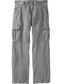 Men's Linen-Blend Cargos