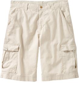 Men's Linen-Blend Cargo Shorts (11 1/2")