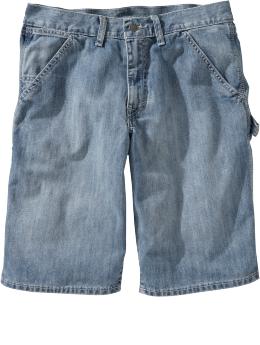 Men's Denim Painter Shorts (12")