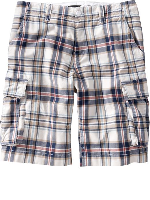Old Navy Mens Plaid Cargo Shorts (12)