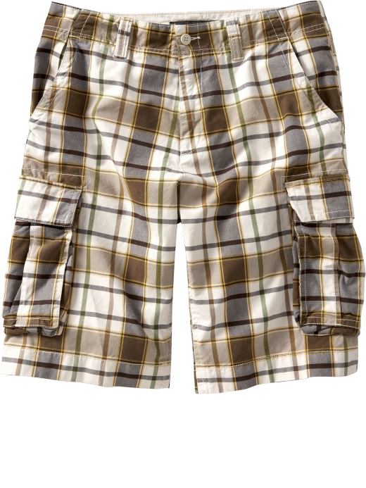 Old Navy Mens Plaid Cargo Shorts (12)