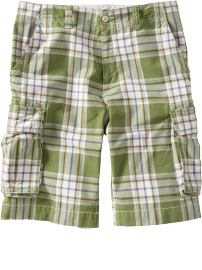 Men's Plaid Cargo Shorts (12")