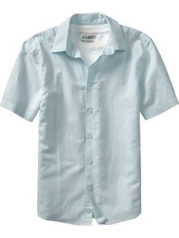 Men's Linen-Blend Shirts