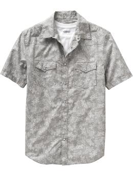 Men's Patterned Western Shirts